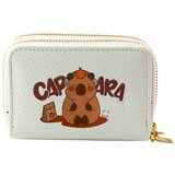  Novčanik s dva odjeljka i pretincima za kartice Kapybara bijeli 12,5 x 8,5 cm | shoptok.hr