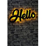 WALLXPERT zidna LED dekoracija Hello Yellow cene