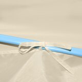  Sklopivi šator za zabave s 8 bočnih zidova 870x291x315 cm krem | Eponuda.com