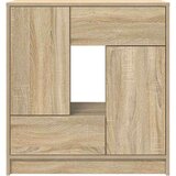  Komoda s predali in vrati, sonoma hrast, 70,5x34x74,5 cm | Shoptok.si