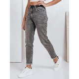 DStreet Jeansy damskie mom fit szare u