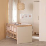 Roba Bež/v naravni barvi otroška posteljica z nastavljivo višino 70x140 cm Jil – | Shoptok.si