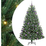 vidaXL Umetno Zložljivo Božično Drevo Zelena 180 cm PVC in kovina | Shoptok.si