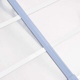 vidaXL Nadstrešek za vrata siv in prozoren 152,5x90 cm polikarbonat | Shoptok.si