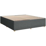  Krevet s oprugama i madracem tamnosivi 200 x 200 cm od tkanine | shoptok.hr