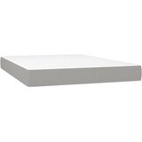  s oprugama i madracem svjetlosivi 140x190 cm od tkanine | shoptok.hr