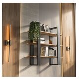 Hanah home zidna polica suno black oud oak | ePonuda.com