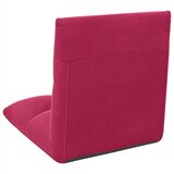  Podna stolica Vinska crvena 50 x 61 x 57 cm Baršun | Eponuda.ba
