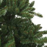 vidaXL Umjetno božićno drvce s nogom with LEDs s stalakom 210cm PVC | shoptok.hr