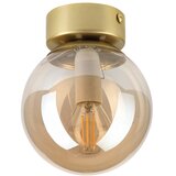  Stropna svetiljka ELIAS 1xE14/5W/230V Ø 13 cm zlatna/dimljeno bež | Eponuda.com