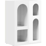  Strani šal Visok sijaj bela 59 x 35 x 80.5 cm Konstruiran les, (5000107589) | Shoptok.si