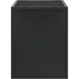 TV ormarić crni 80x31x39,5 cm Konstruirano drvo i metal | shoptok.hr
