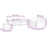  3-dijelni set sofa s jastucima crvena boja vina baršunasti | shoptok.hr