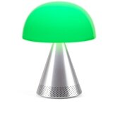 Lexon MINA L AUDIO prijenosna lampa s bluetooth zvučnikom SREBRNA Slike