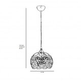Opviq Viseča svetilka v bronasti barvi ø 26 cm Nevra – | Shoptok.si