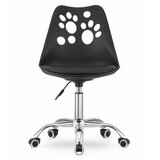 OSKAR stolica print - crna | Eponuda.com