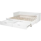 Roba Bijeli dječji krevet s dodatnim ležajem s prostorom za odlaganje 90x200 cm Felicia – | shoptok.hr