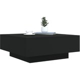  Stolić za kavu s LED svjetlima crni 80x80x31 cm | shoptok.hr