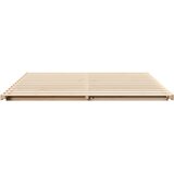  Krevetna konstrukcija Smeđa 180 x 220 cm Čvrsto borovo drvo | shoptok.hr