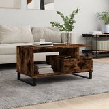  Stolić za kavu boja hrasta 90x49x45 cm konstruirano drvo | shoptok.hr