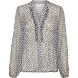 Saint Tropez Bluza 'Valerie' bež / mornarska | Shoptok.si
