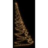 vidaXL Zidno drvce s metalnom kukom i 720 LED žarulja toplo bijelo 5 m | shoptok.hr