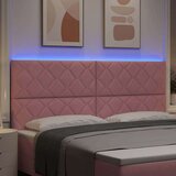  LED glava postelje Roza 200 cm Umjetno usnje, (5000142347) | Shoptok.si