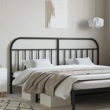 Maison Chic kovinsko posteljno vzglavje - vzglavna omarica - nočna omarica črno 193 cm, (21704700) | Shoptok.si