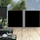  Uvlačiva bočna tenda 120 x 600 cm crna | shoptok.hr