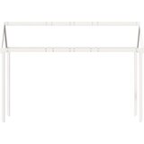 vidaXL Krov za dječji krevet bijeli 217x85,5x154 cm masivna borovina | shoptok.hr