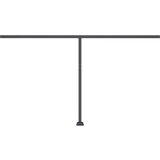  Samostojeća tenda na ručno uvlačenje 400x300cm narančasto-smeđa | shoptok.hr