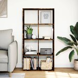Pregrada regal za knjige boja hrasta 69,5x29x137,5 cm drveni | Eponuda.com