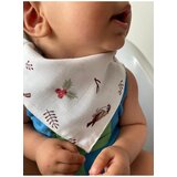Dewberry 07446 12 Pcs Baby Drool Bib- Scarf with Snap Button-MULTICOLOR | Shoptok.si