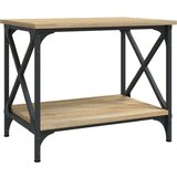  Stranska mizica sonoma hrast 55x38x45 cm inženirski l | Shoptok.si