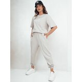 DStreet Komplet damski dresowy ZIMELAN szary