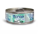 Monge cat jelly Kitten Tuna/Aloe vera 80 g Cene