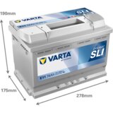 Akumulator VARTA Dynamic SLI 12V 74Ah 680A (E11) | Eponuda.ba