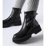 Gemre Black ankle boots with decorative upper Garrett | ePonuda.com