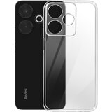 AVIZAR Ohišje za Xiaomi Redmi 13 Camera Block Zaščiteno z mehkim silikonom, Prozorno, (5000011237) | Shoptok.si