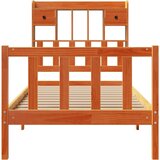  s regalom za knjige bez madraca 75 x 190 cm od borovine | shoptok.hr