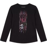 Guess Majice z dolgimi rokavi REGULAR LS T-SHIRT Črna | Shoptok.si