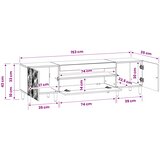  LED TV kabinet Siva Sonoma Konstruirano drvo | shoptok.hr