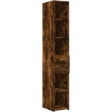 Furnova Visoka omara dimljeni hrast 30x42,5x185 cm inženirski les, (21954839) | Shoptok.si