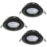 Eglo Set vgradnih svetilk Mazuby (5 W, Črna, Topla bela) | Shoptok.si