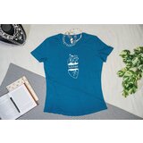  Anatomska ljubav - Strukirana majica Svetlo plava L | ePonuda.com