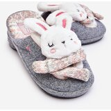 Boto Children's slippers with thick sole gray rabbits Dasca | ePonuda.com