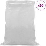  Tkanine vreće 50 pcs Bijela 60 x 100 cm PP | shoptok.hr