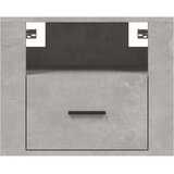 vidaXL Zidni noćni ormarići 2 kom siva boja betona 50x36x40 cm | shoptok.hr