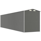  Vrtno spremište svjetlosivo 192x855x223 cm pocinčani čelik | shoptok.hr