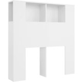 Maison Chic vzglavna omarica - nočna omarica - posteljna omarica bela 180x18,5x104,5 cm, (21705362) Cene